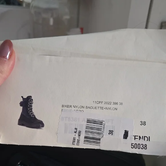 Fendi Baguette Domino Boots - Picture 3 of 4